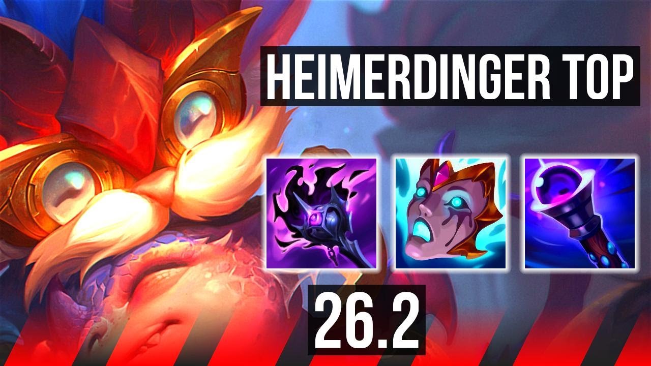 HEIMERDINGER vs SETT (TOP) | 73K damage, Good KDA: 21/3/14 | EUW Diamond | 26.2