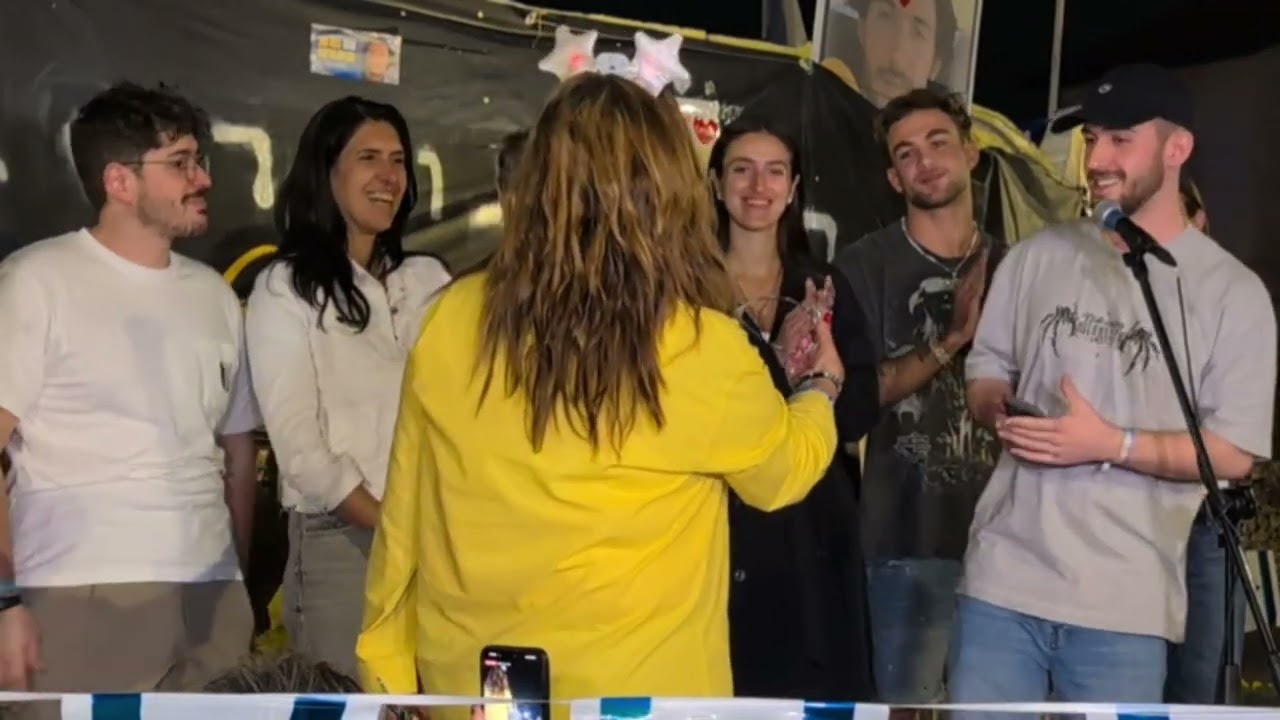 עומר שם טוב בבית - 13.3.25 עצרת ביחד עם מיה ואיתי רגב בכיכר הרוקדים