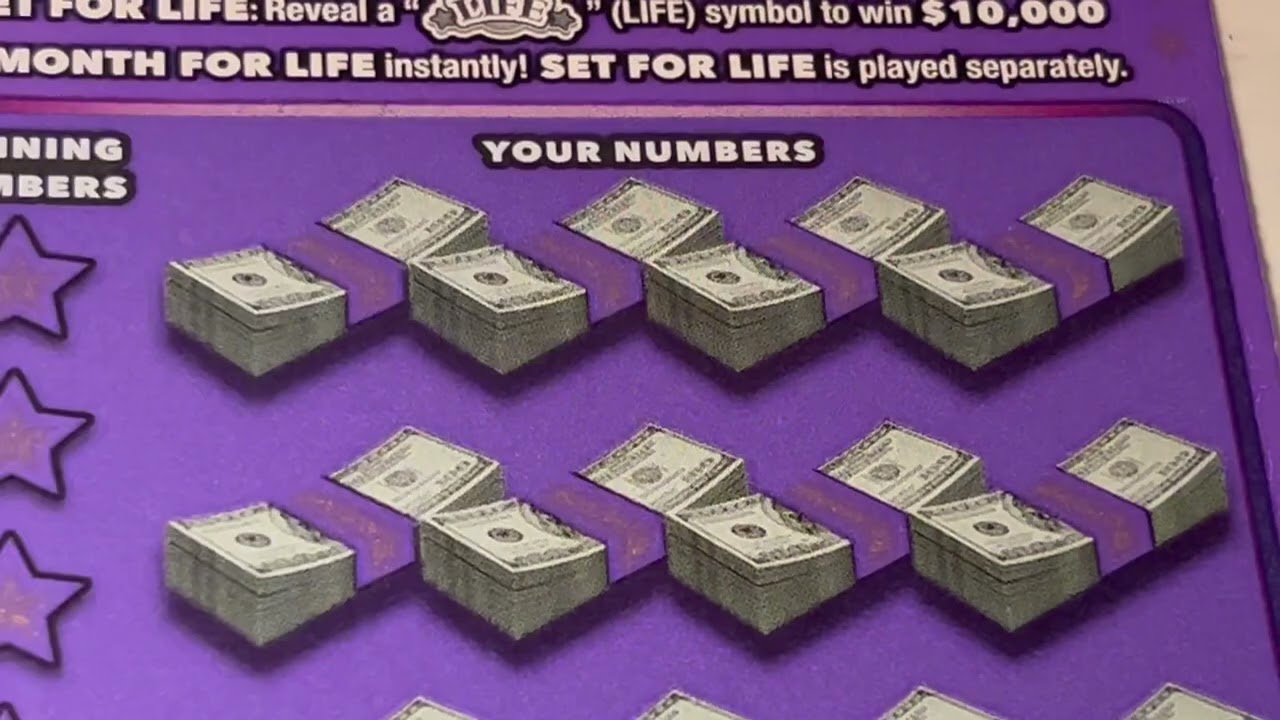 Six figures, 10,000 a Month for Life and 500 a week for life. Pennsylvania lottery tickets 