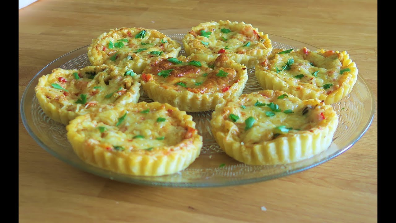 Recette 115 : Mini Chicken Tarts EASYYYY  / Tartelettes Au Poulet  FACILE