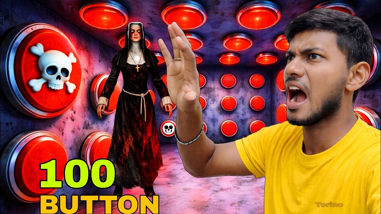 I Escaped From The Room By Pressing 100 Buttons Gameplay  #games #gaming 