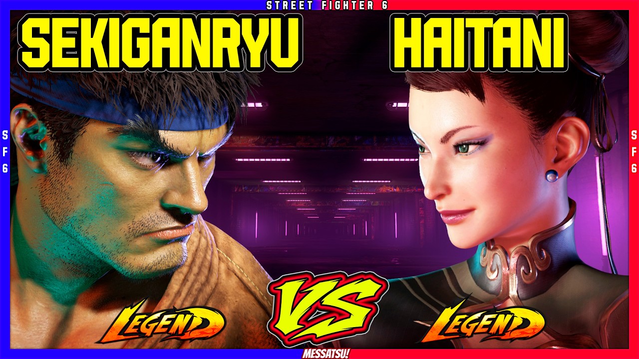 SF6 Sekiganryu (Ryu) VS Haitani (Chun li)💥Messatsu!💥スト6💥Street fighter 6