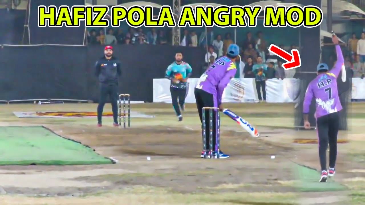 Hafiz Pola Angry Mod On In Jazz TapeBall Tournament | 89 Runs Need in 36 Balls