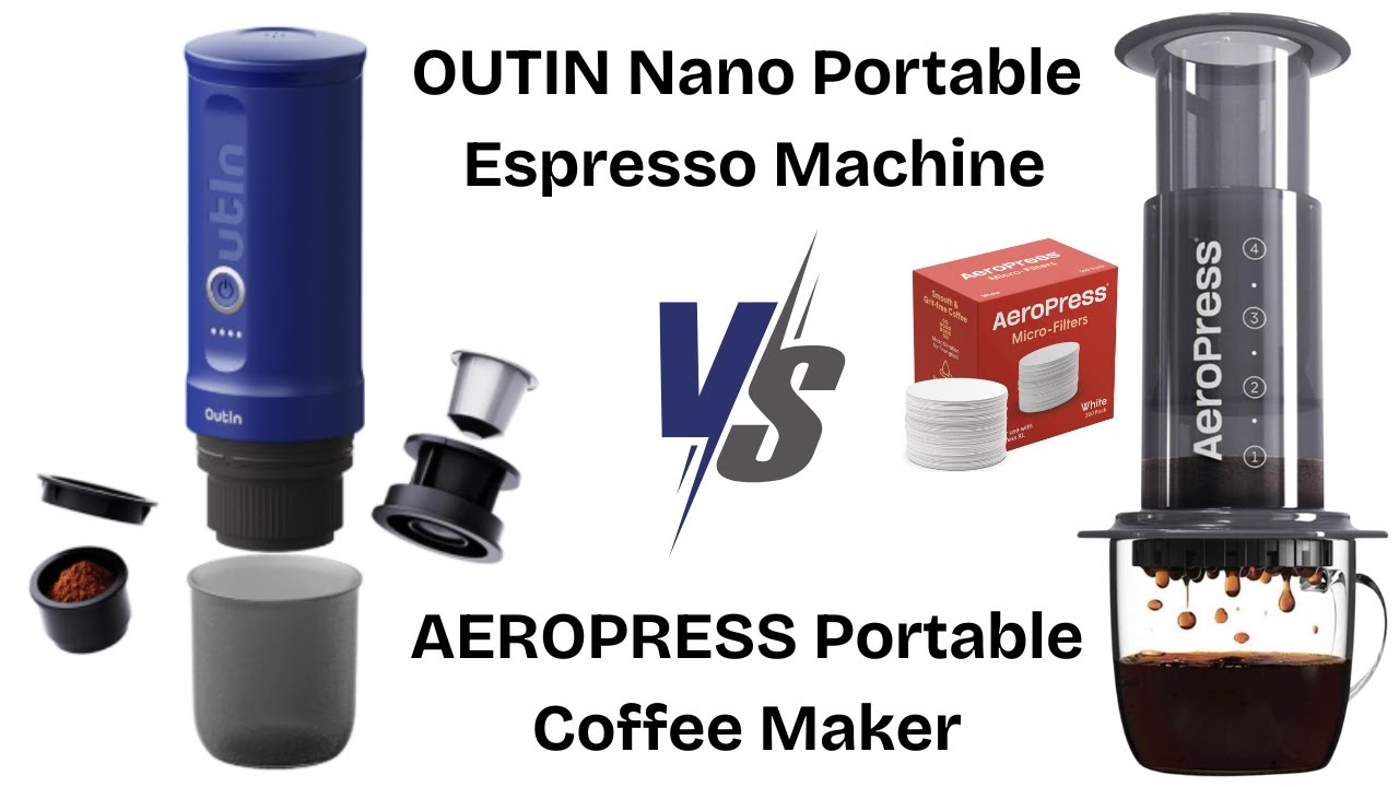 Outin Nano VS Aeropress Review 2025 | Portable Espresso Machine vs Portable Coffee Maker