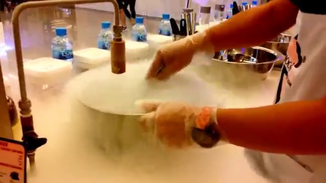 Liquid Nitrogen Ice Cream Dalma Mall Abu Dhabi