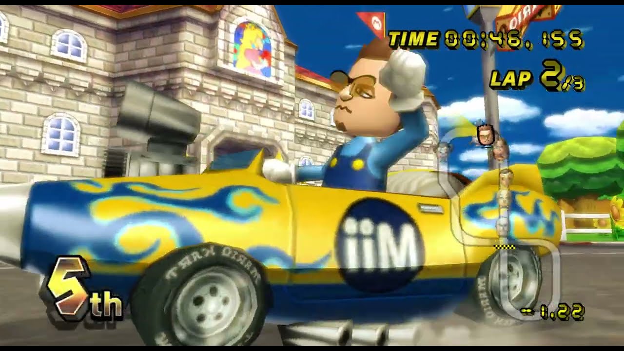 MKWii: Miis CPU Races (From Wii Sports/Wii Sports Resort)