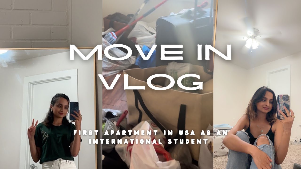 Moving in to our apartment😍| Shopping | First apartment in USA as an International Student🇳🇵🇺🇸