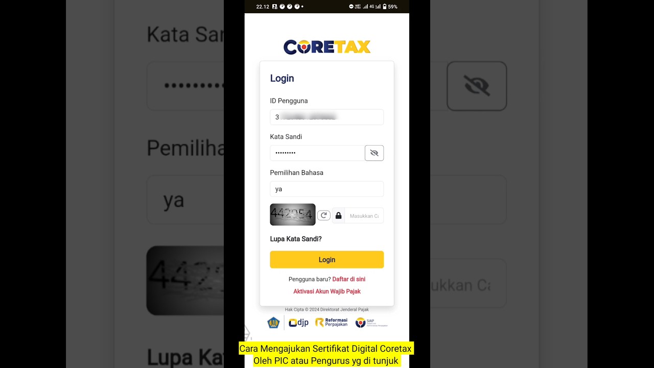 Cara Daftar Sertifikat Elektronik Coretax #coretax #direktur #tutorial #djp #penanggungjawab