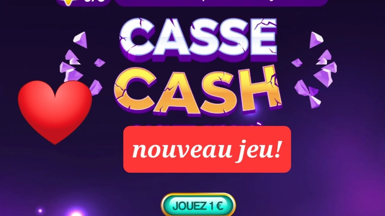 ❤️❤️ Nouveau jeu CASSE CASH ❤️❤️ #fdj #gain