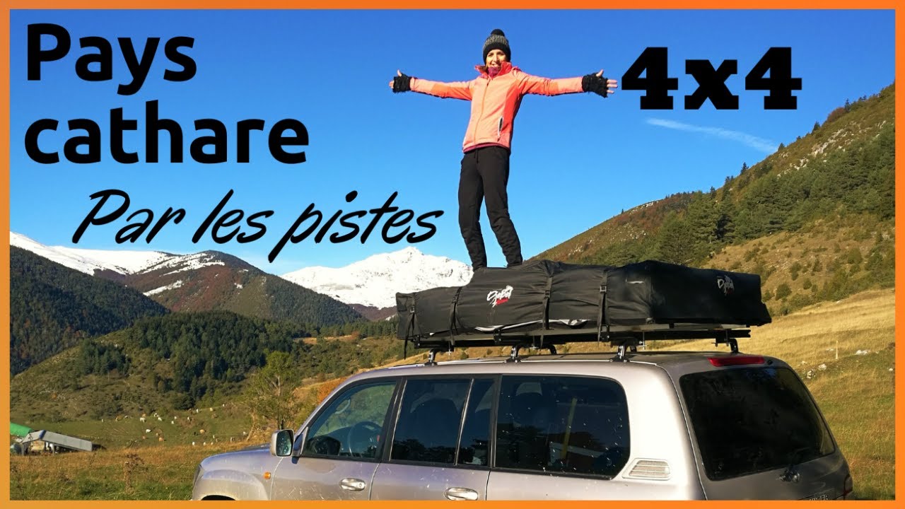 ROAD TRIP -  PAYS CATHARE  -  PISTES  4x4 - HDJ 100  #RB34