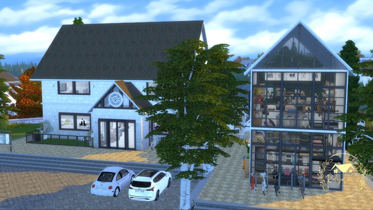 VETERINARY CLINIC and PET SHOP - Building Tour | Day In Life of Veterinarian | The Sims 4