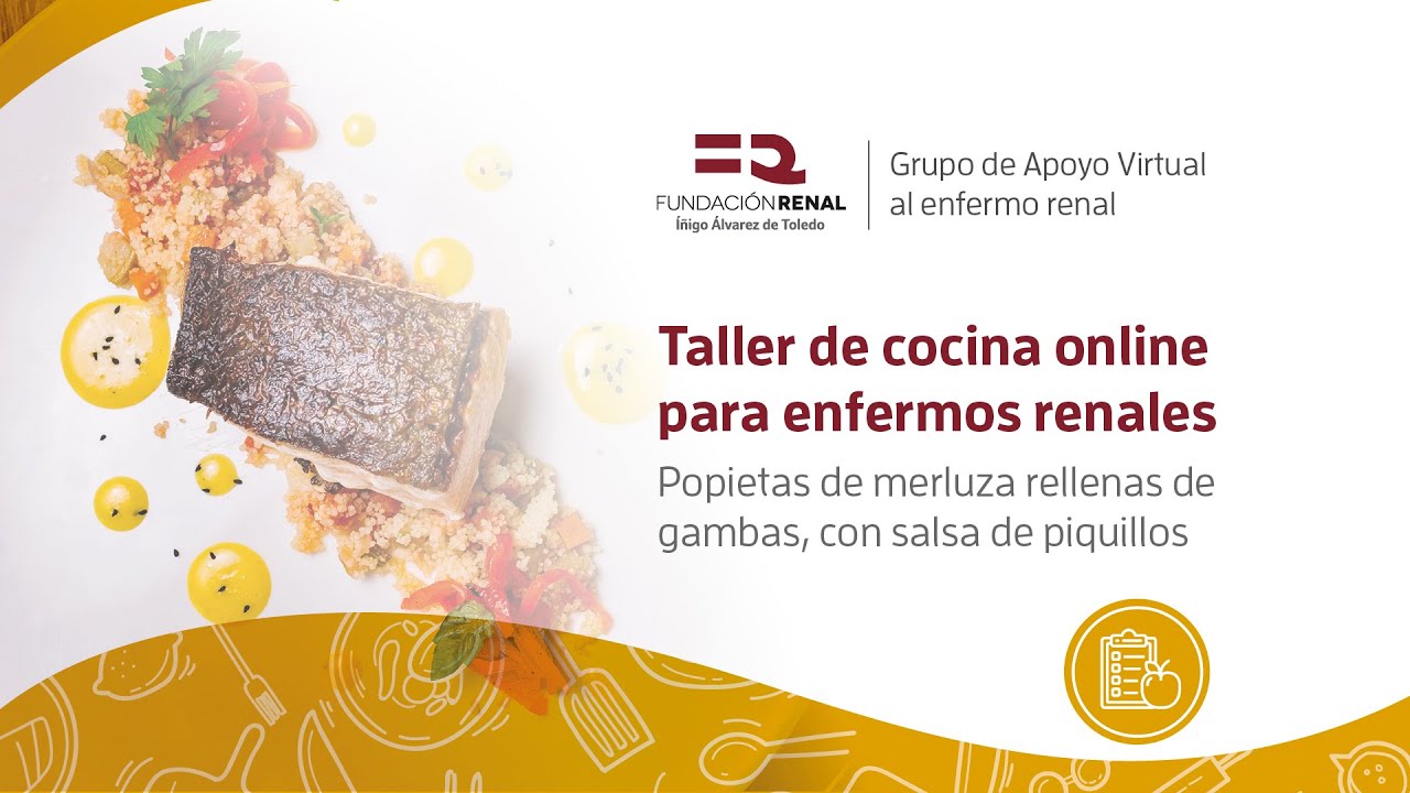 Popietas de merluza. I Taller de cocina online para enfermos renales. Men&uacute; Dos. Segundo plato