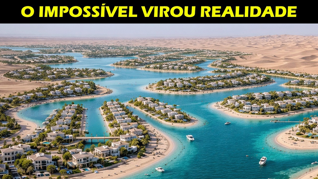 O KUWAIT INUNDOU O DESERTO PARA CONSTRUIR UMA CIDADE