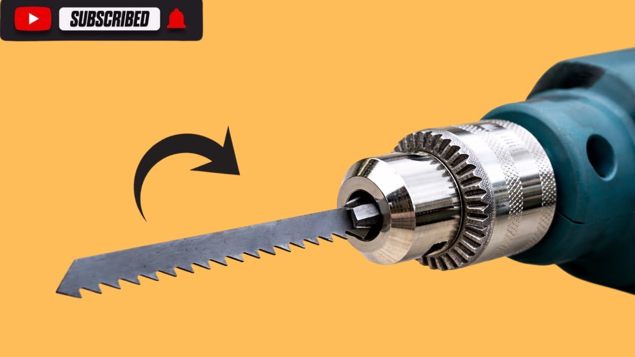 Attach the Saw Blade to the Drill – You Will Be Surprised at the Results, Every House Needs it