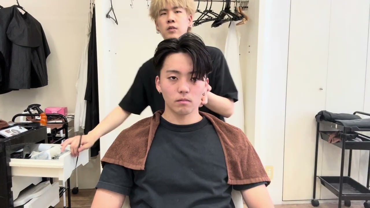 シースルーコンマバング【メンズヘアサロンMot-Co岡山駅前】