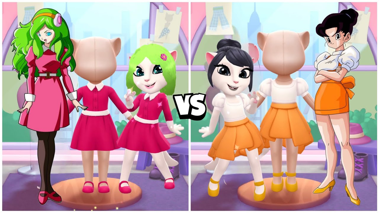 Ribrianne 🆚 Chi-Chi Ultimate Makeover Cosplay ✨ | My Talking Angela 2