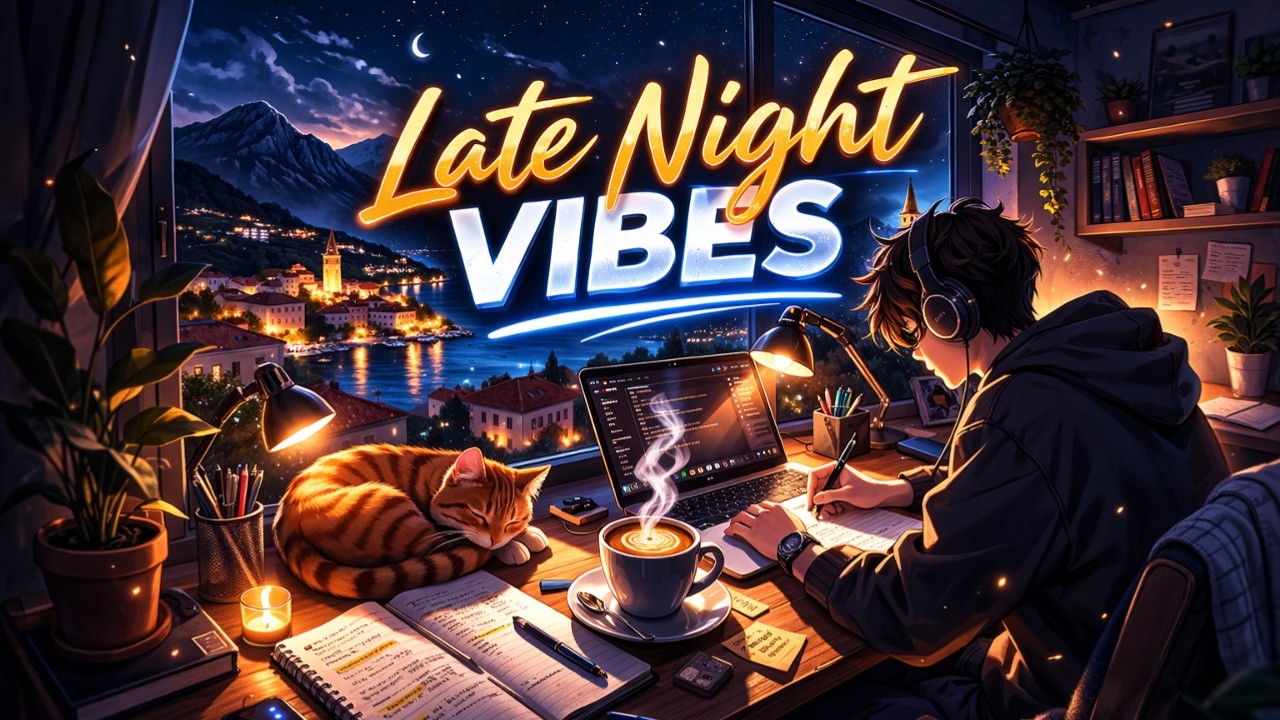 Late Night Vibes - Lofi Hip Hop Mix for Studying, Relaxing & Deep Focus | Chill Beats to Study