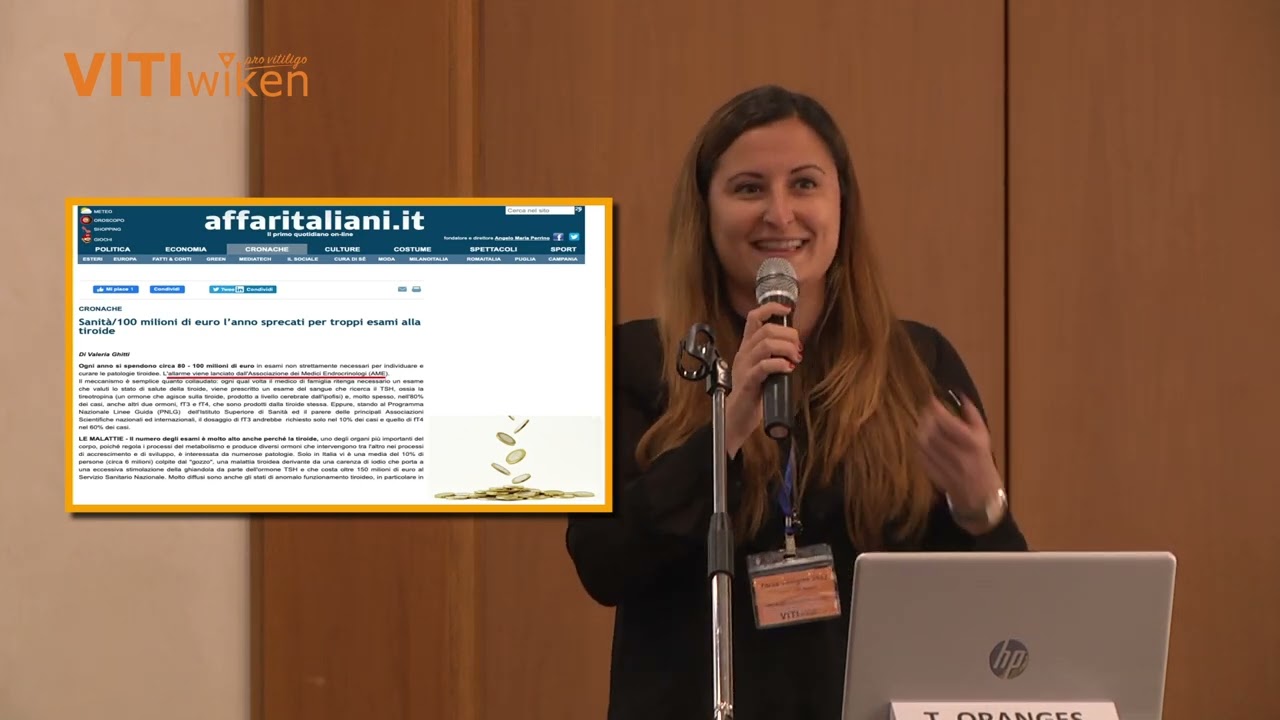 D.ssa Teresa Oranges - Vitiligine in età pediatrica e possibili correlazioni endocrinologiche