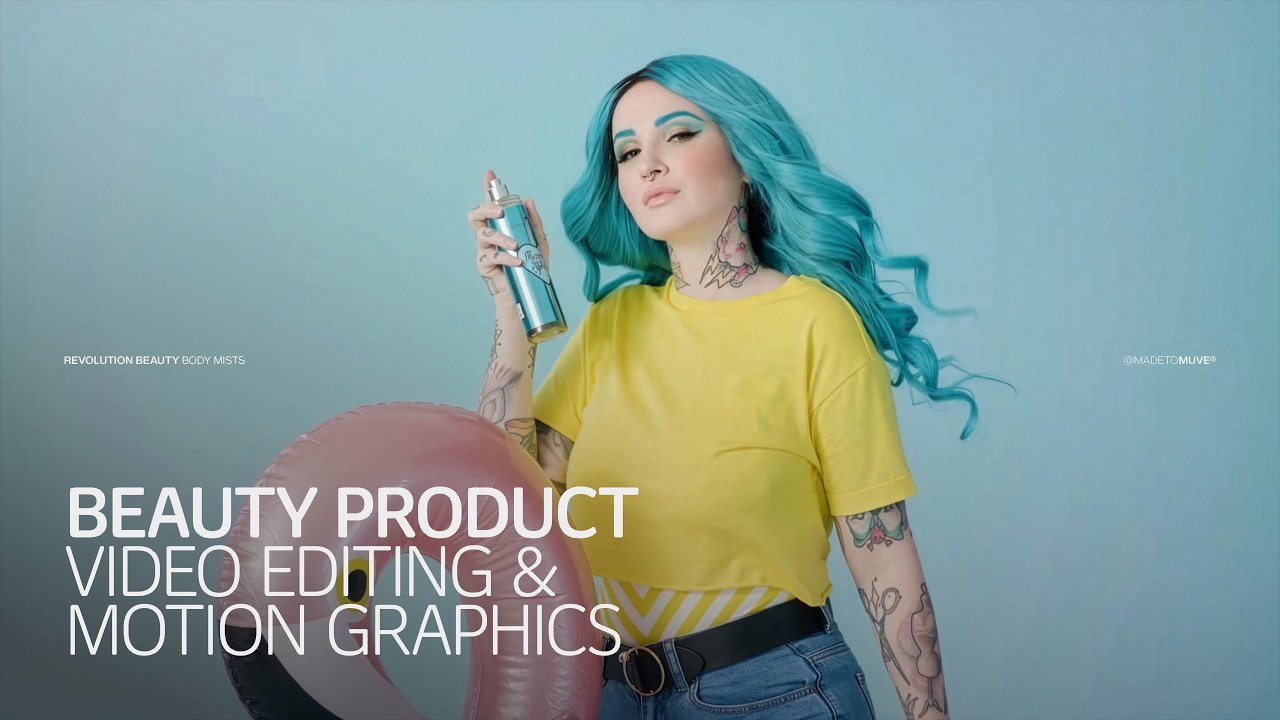 Revolution Beauty Body Mists Campaign | Product Video & Motion Graphics