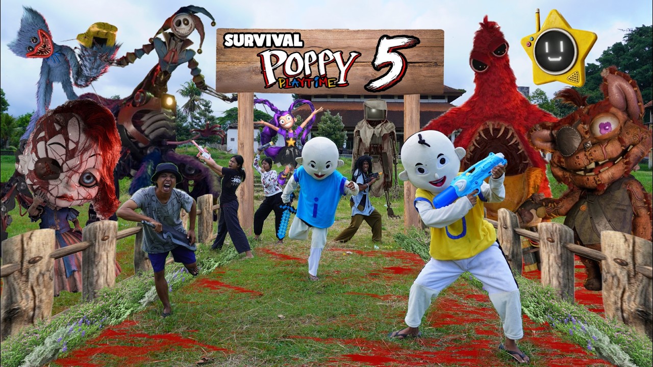 WE SURVIV4L IN THE WORLD OF POPPY PLAY TIME 5?!