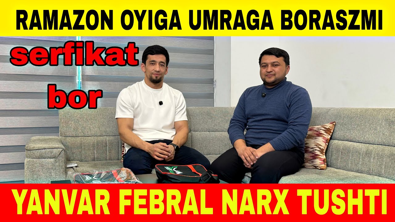 YANVAR FEBRAL OYIGA UMRA ZIYORATI NARXI TUSHTI