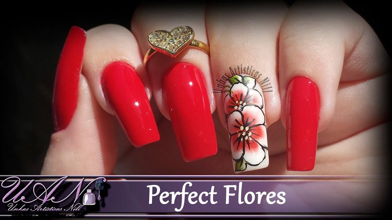 Nail Art Perfect Flores - Unhas Artísticas Nill