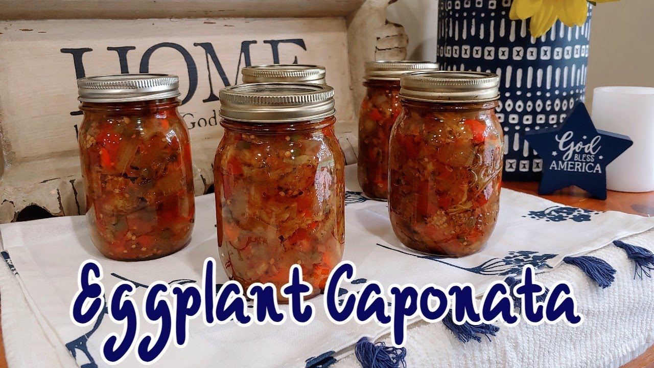 Canned Eggplant Caponata 🍆🤩 | How I Canned It #eggplant #canning #growyourownfood #homestead