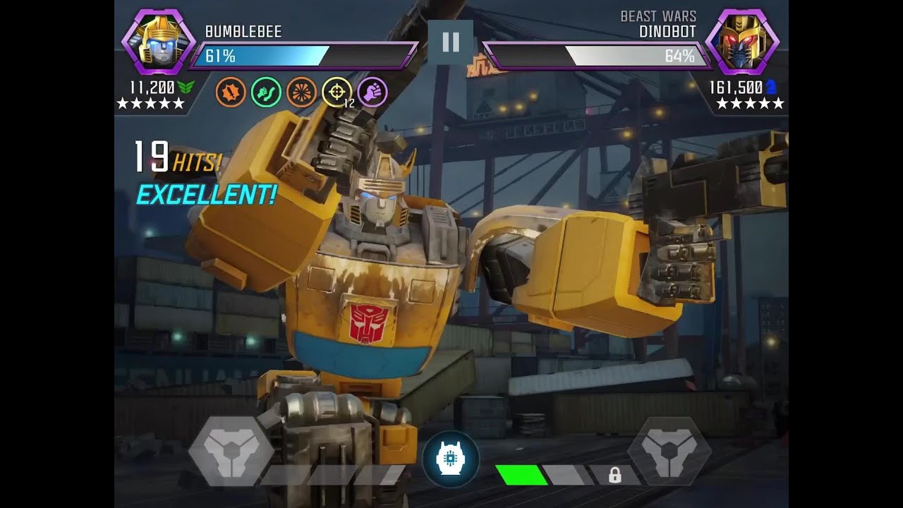 Requested: Bumblebee(R5 F23 S20) vs ROK Mixmaster & ROTK Dino Transformers: Forged To Fight