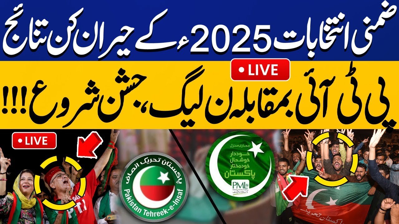 🔴By-Elections 2025 LIVE | PMLN vs PTI | Result Update | Imran Khan | Nawaz Sharif | Capital TV