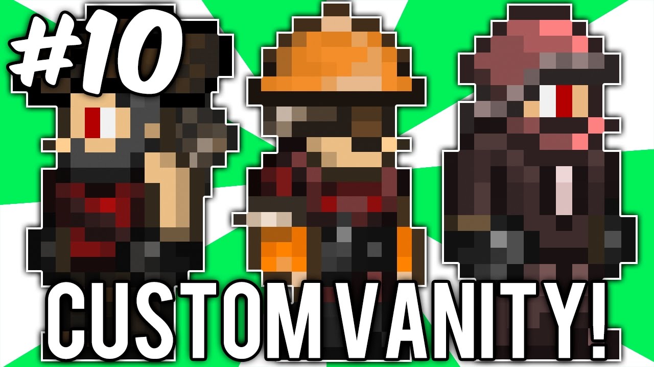 Terraria Custom Vanity Sets #10 (TF2 Engineer, Spy, Sniper, & Free Giveaway!) @demizegg