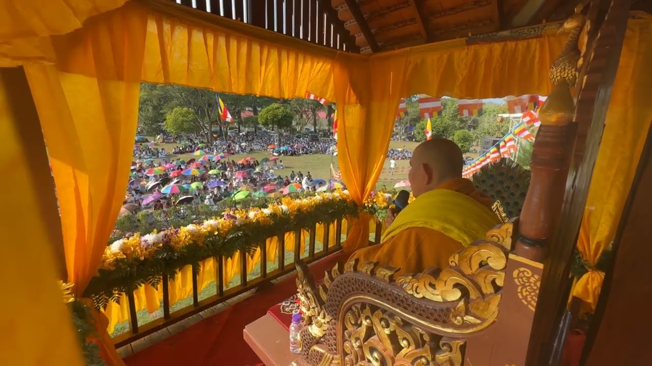 พระครูบาบุญชุ่ม แสดงธรรมเทศนา ที่วัดพระธาตุดอยเวียงแก้ว วันที่ 9 มกราคม 2568