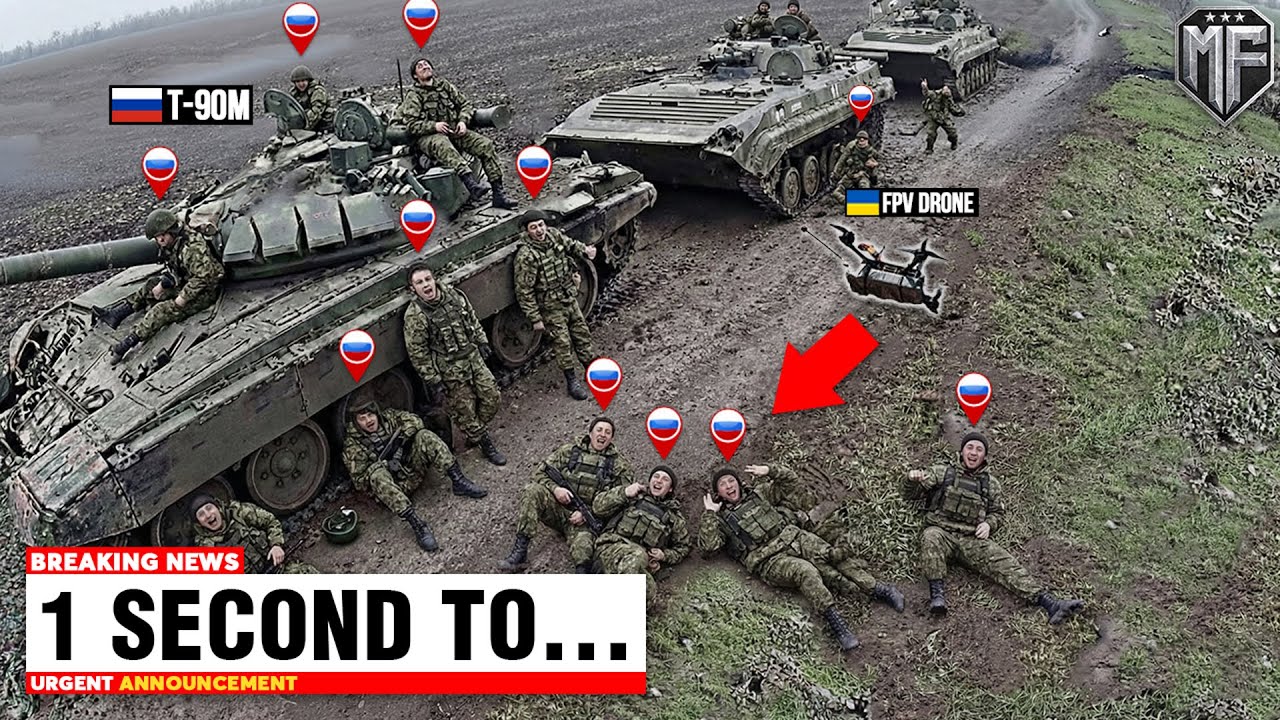 Huge Russian Tank Brigade Spotted by Ukrainian Drones - Then THIS Happened...