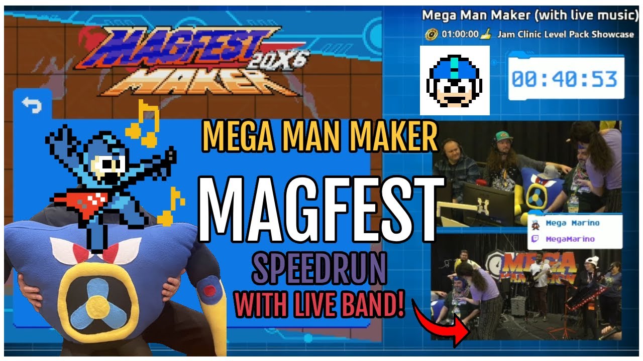 MAGFest 2026: Mega Man Maker с живой группой!