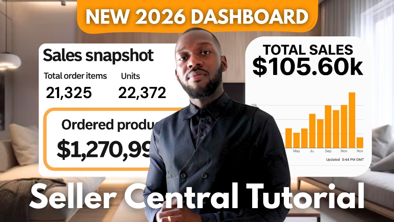 Учебное пособие по Amazon Seller Central (НОВИНКА 2026 г.) | Новичок на Amazon? Вот ваш 14-минутн...
