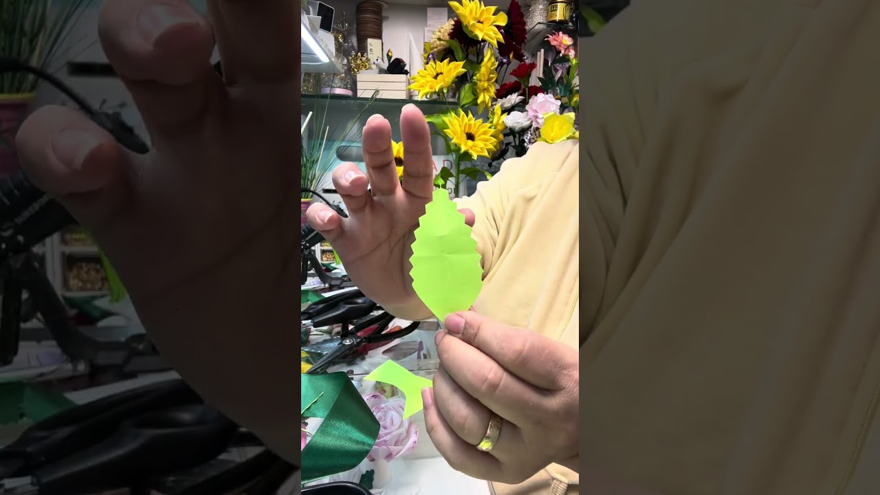 Tutorial de hojas para Rosas eternas  #parati #rosaseternas #hojas #diy #reynamanualidades1 #fyp 
