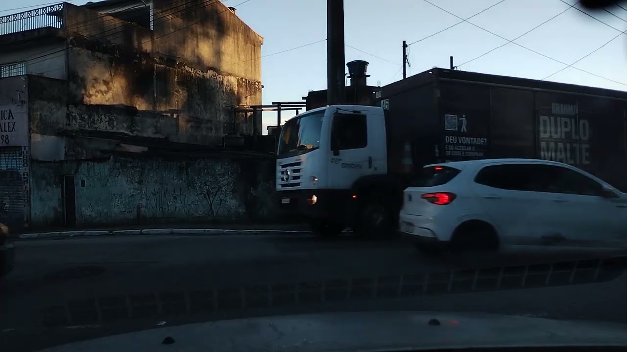 Dirigindo pela zona sul de São Paulo
