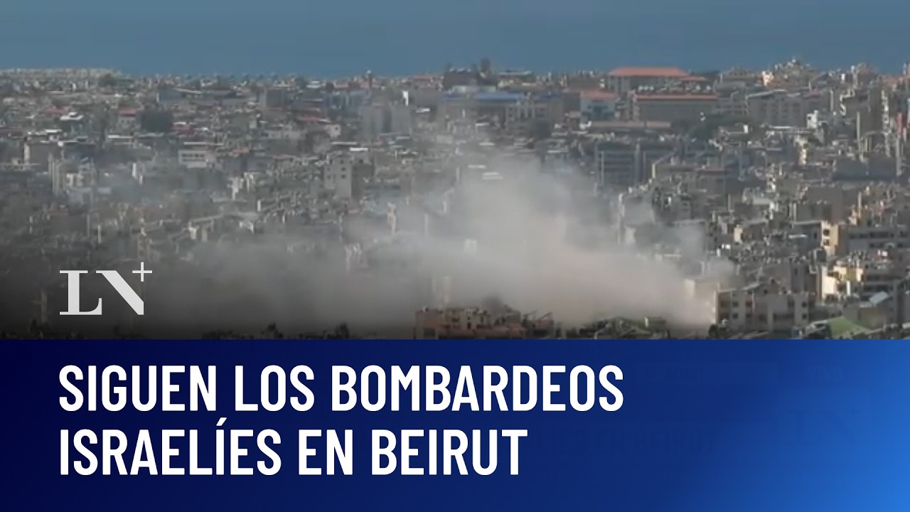 Guerra en Medio Oriente: siguen los bombardeos israelíes en Beirut