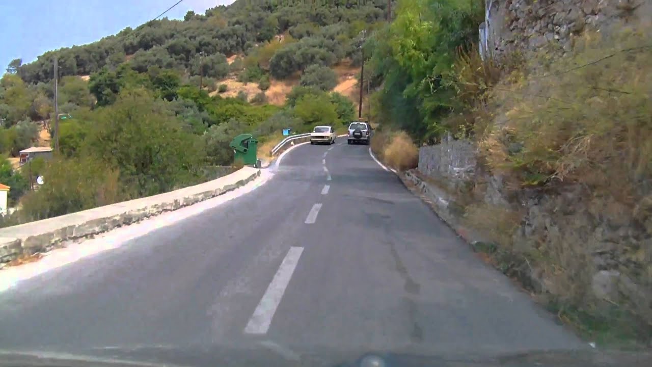 Skopelos - driving from Klima to Glossa