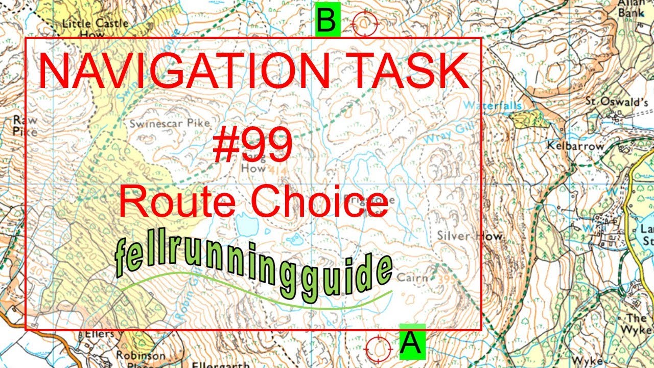Navigation Task 99 Route choice #mapreading