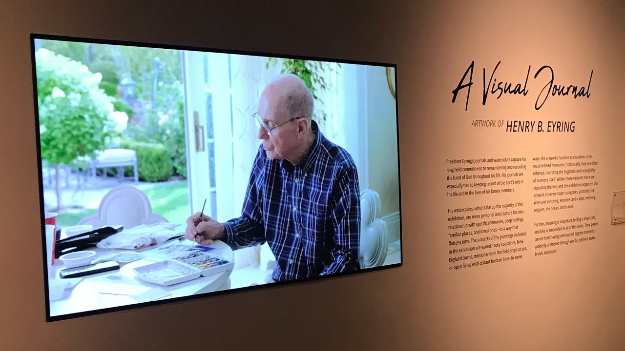 President Eyring&rsquo;s Watercolor Paintings on Display at Church History Museum