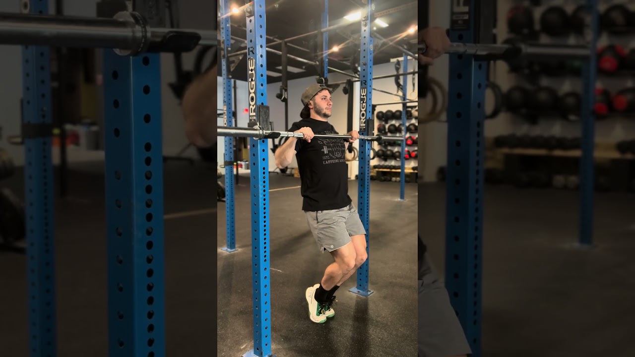 Feet Assisted Chest to Bar Iso Hold