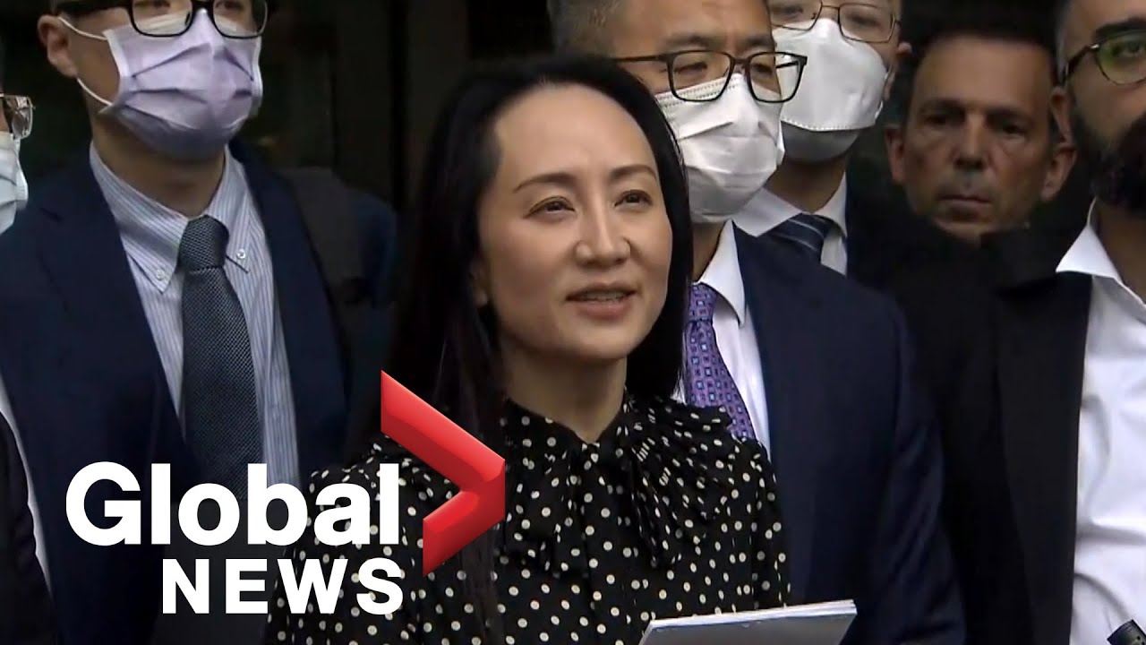 Huawei CFO Meng Wanzhou speaks after being released amid US plea deal