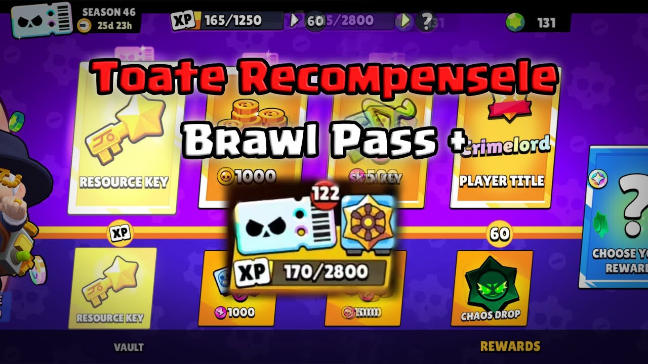 Ce primești din TOATE recompensele din BRAWL PASS+? | Brawl Stars România