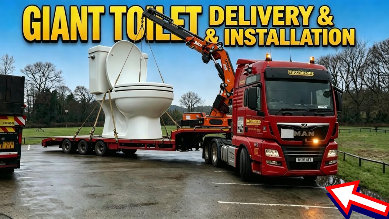 Delivering a Giant Toilet 🚾 