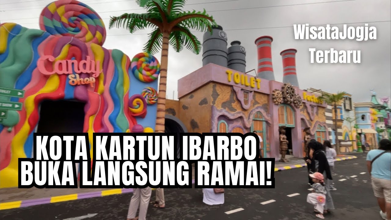 KOTA KARTUN IBARBO Tempat Wisata Baru di Jogja langsung ramai!!