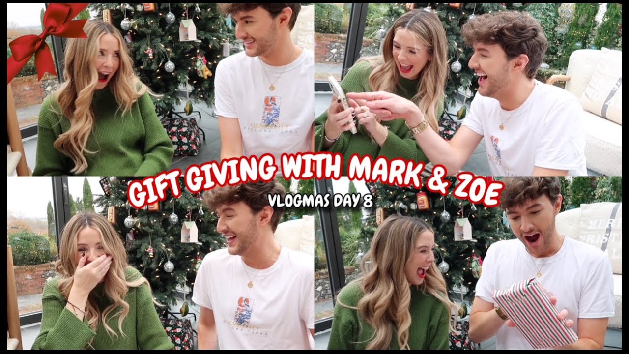 МАРК И ЗОИ ВРУЧАЮТ РОЖДЕСТВЕНСКИЕ ПОДАРКИ 2023 - VLOGMAS DAY 8ad