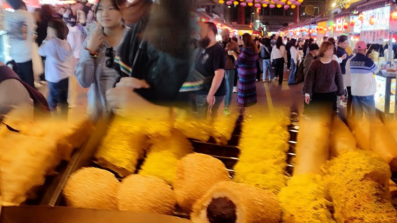 Hong kong# jordan night market street food and night life # 