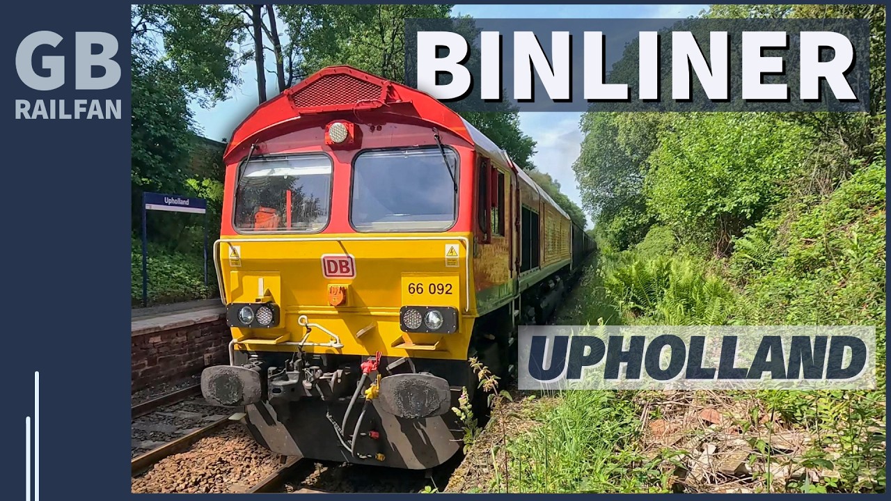 Taking out the Trash: The DB Cargo Binliner at Upholland - 27/05/2026