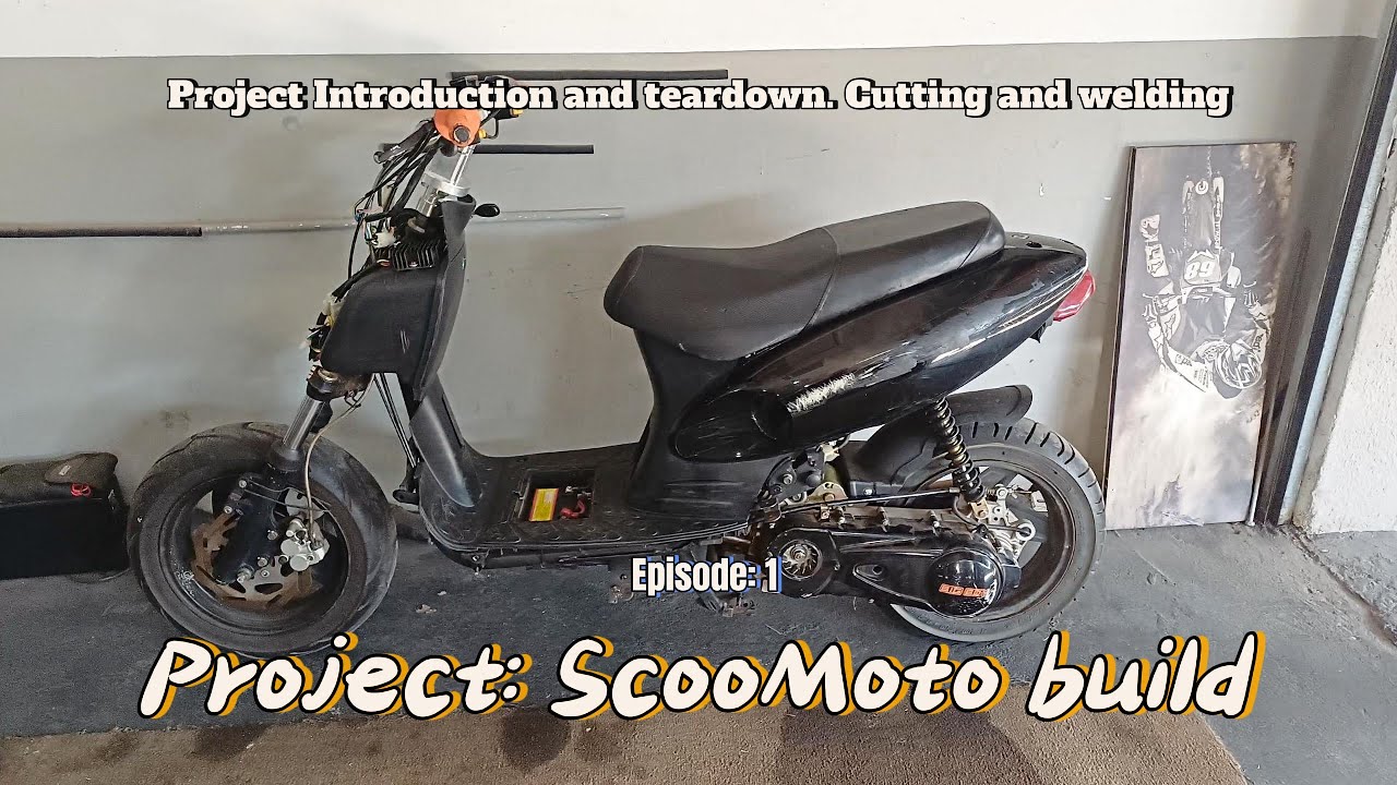 Project: Scoomoto Ep1 (Modified GY6 Scooter Build)