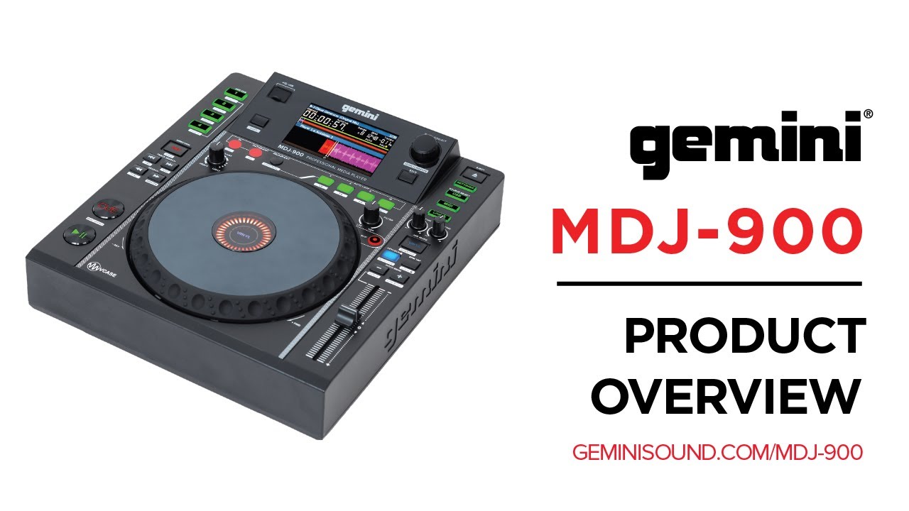 MDJ-900 Product Overview by Gemini Sound